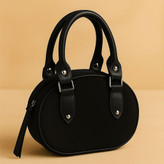 کیف مینی بدنه جیر مشکی بدنه جیر وارداتی بند بلند