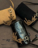 خرید جاکلیدی تدی چرم طرح خرس