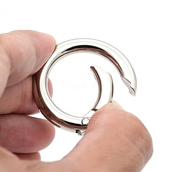 خرید حلقه بازشو نقره ای