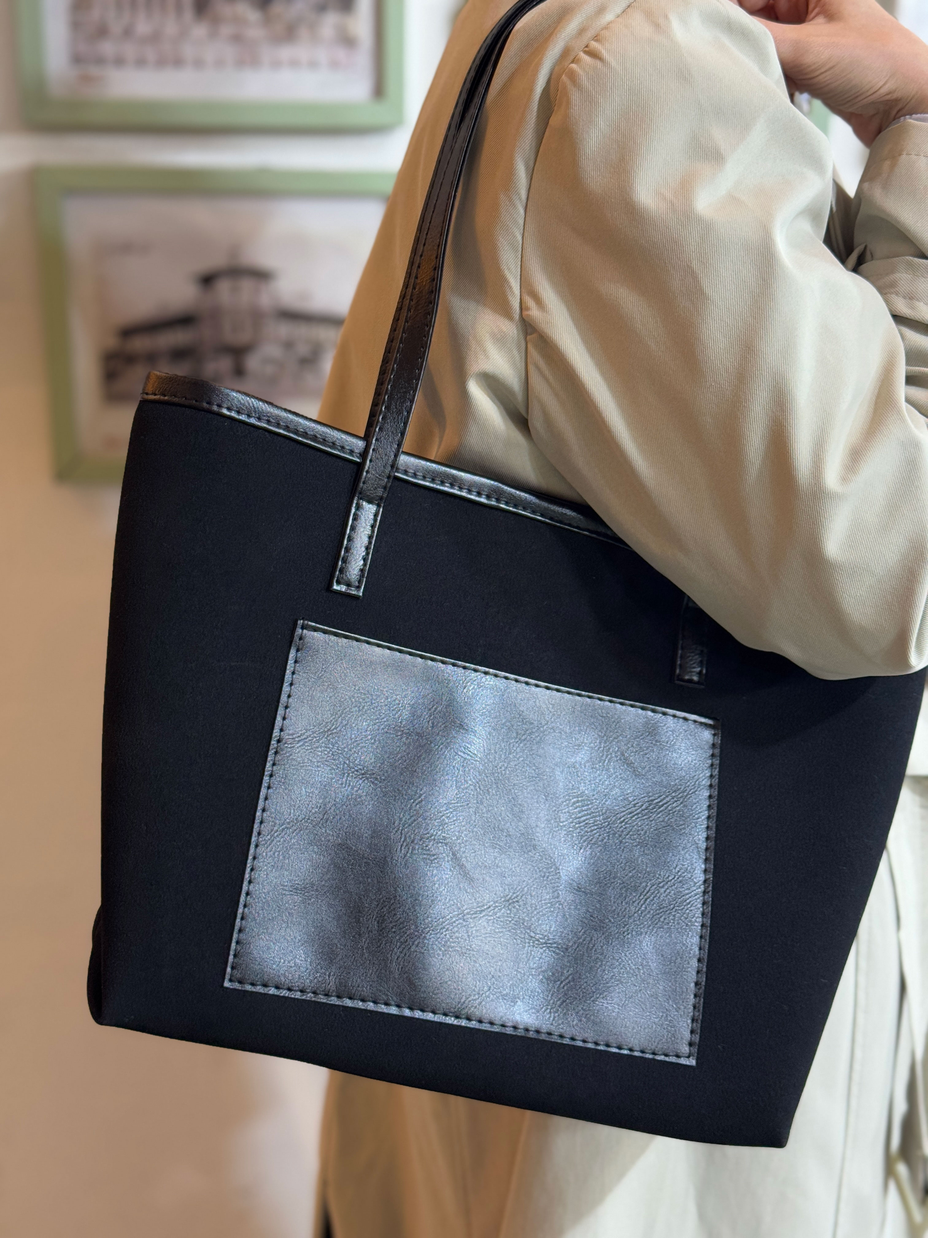 کیف داتشجویی مشکی جیر