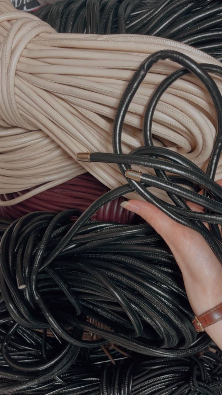 خرید کمربند گره ای چرمی