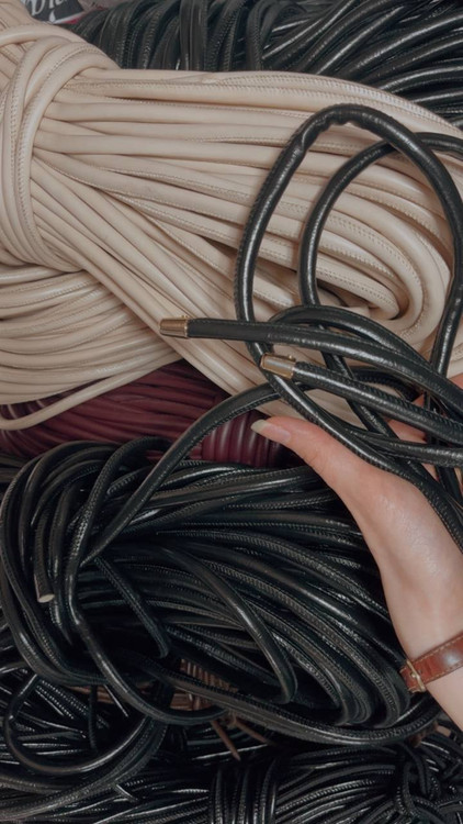 خرید کمربند گره ای چرمی