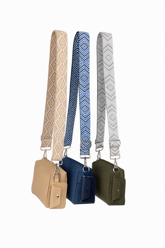 کیف زنانه جیر با طراحی مینیمال و رنگ خنثی