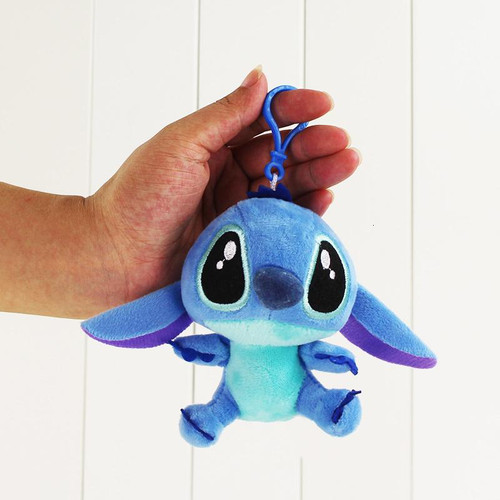 آویز کوچک فانتزی استیچ آبی برای کیف و کوله