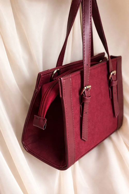 کیف شیک زرشکی