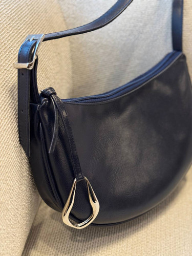 یف هلالی موجدار سرمهای با بند قابل تنظیم