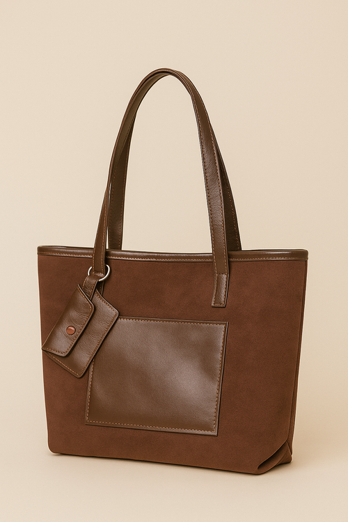 جاکارتی چرمی اویز شو قهوه ای